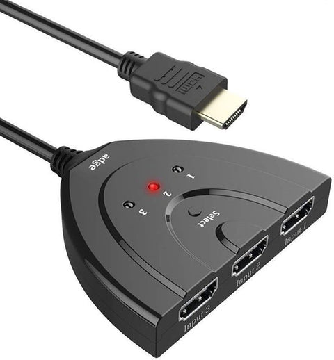 Algemeen-HDMI Splitter 1 naar 3 HDMI - Zwart-tweedehands