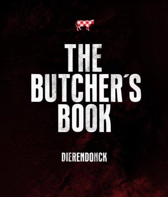 The Butcher's Book, Hendrik Dierendonck, donkerrode omslag met een geruite koe, tweedehands