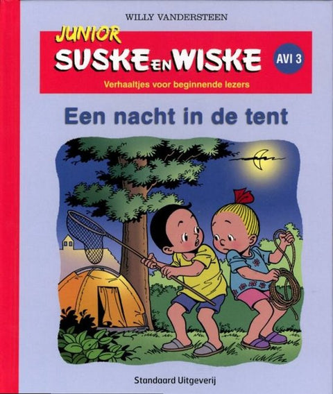Boek-Junior Suske en Wiske - Junior Suske en Wiske Een nacht in de tent-tweedehands