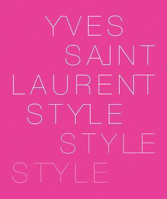 Boek-Yves Saint Laurent Style-tweedehands