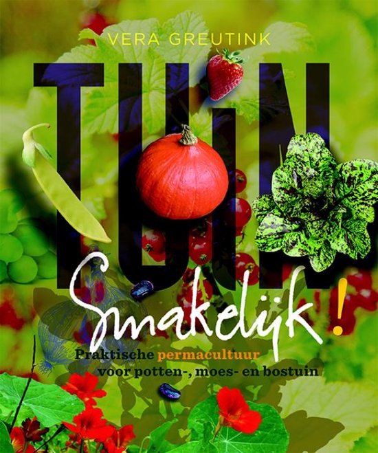 Tuin smakelijk, Vera Greutink, boekomslag voorkant, tweedehands