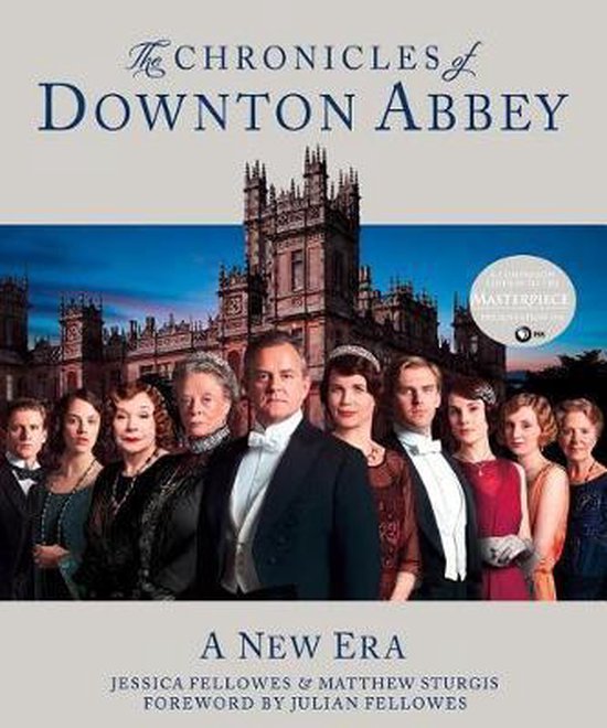 The Chronicles of Downton Abbey, A New Era, Jessica Fellowes, omslag met de cast voor het kasteel, tweedehands