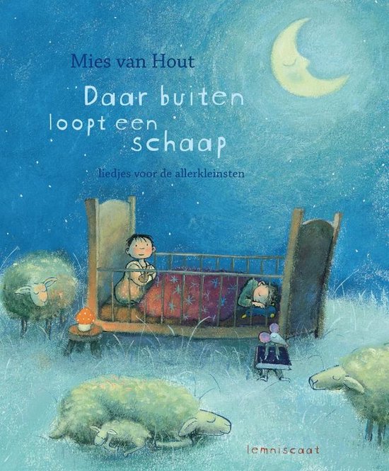 Boek-Daar buiten loopt een schaap, incl. CD Mies van Hout-tweedehands