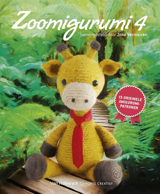 Zoomigurumi 4, samengesteld door Joke Vermeiren, omslag met een gehaakte giraf, tweedehands