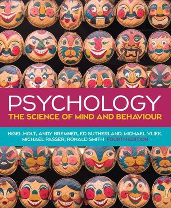 Psychology, The Science of Mind and Behaviour, Nigel Holt, boekomslag voorkant, tweedehands