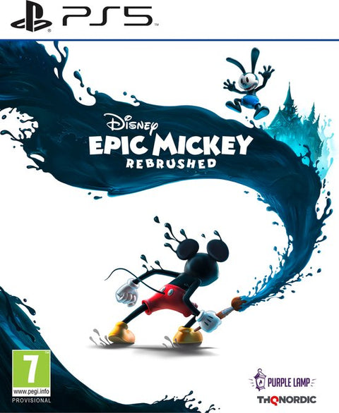 PlayStation 5 Disney Epic Mickey: Rebrushed, voorlopige doosafbeelding