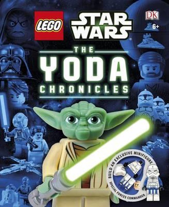LEGO Star Wars The Yoda Chronicles, Daniel Lipkowitz, DK, omslag met Yoda-minifiguur en lichtzwaard, tweedehands