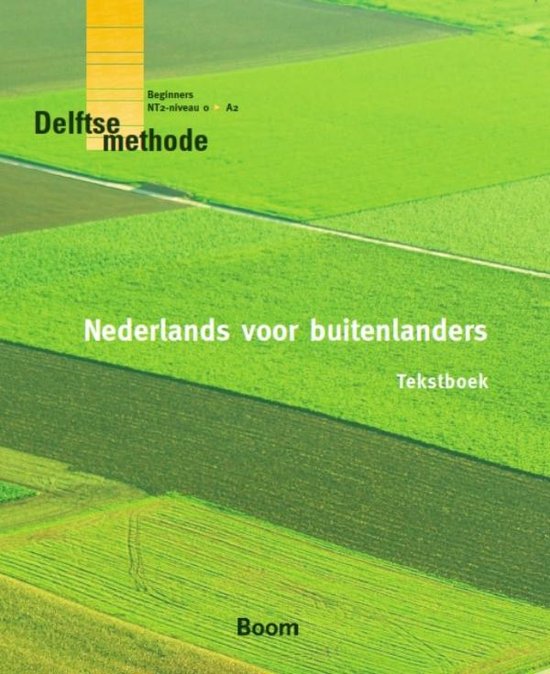 De Delftse methode Nederlands voor buitenlanders tekstboek beginners, Boom groene omslag met polderlandschap, tweedehands