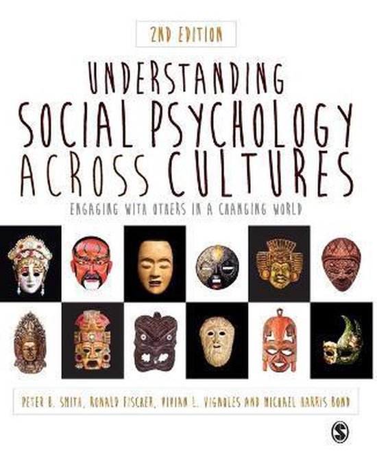 Understanding Social Psychology Across Cultures, Peter B. Smith e.a., tweede editie, omslag met maskers, tweedehands