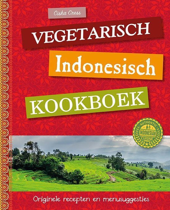Boek-Vegetarisch Indonesisch kookboek-tweedehands