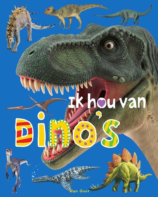 Boek-Ik hou van dino's-tweedehands