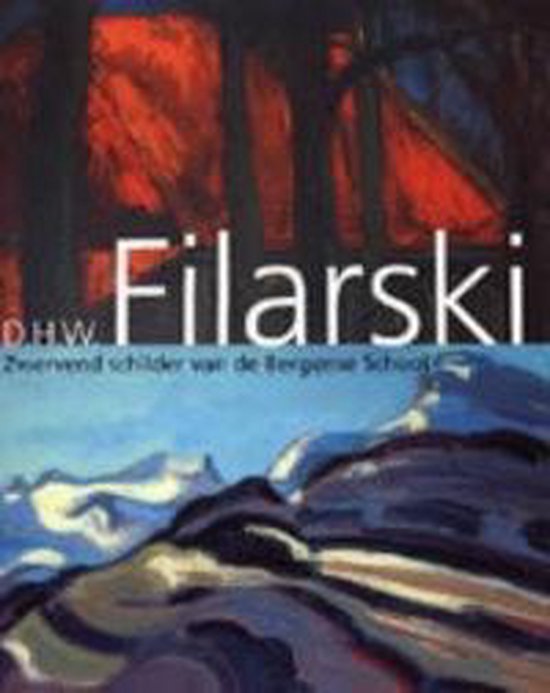 Filarski, Renée Smithuis, boekomslag voorkant met een expressionistisch landschapsschilderij, tweedehands