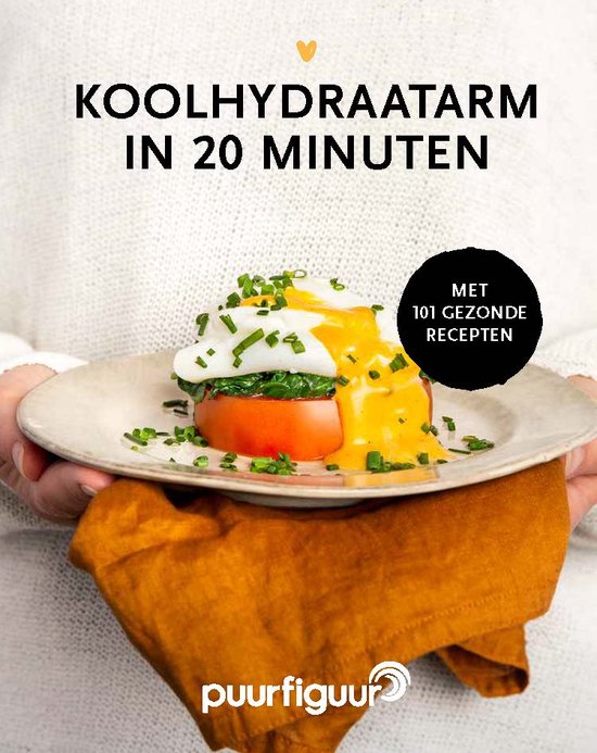 Boek-PuurFiguur - Koolhydraatarm in 20 minuten-tweedehands