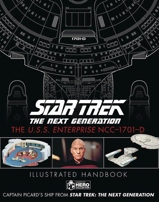 Star Trek The Next Generation: The U.S.S. Enterprise NCC-1701-D Illustrated Handbook, Ben Robinson, boekomslag voorkant