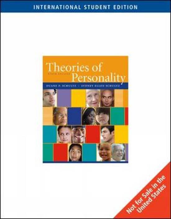 Boek-Theories of Personality, International Edition-tweedehands