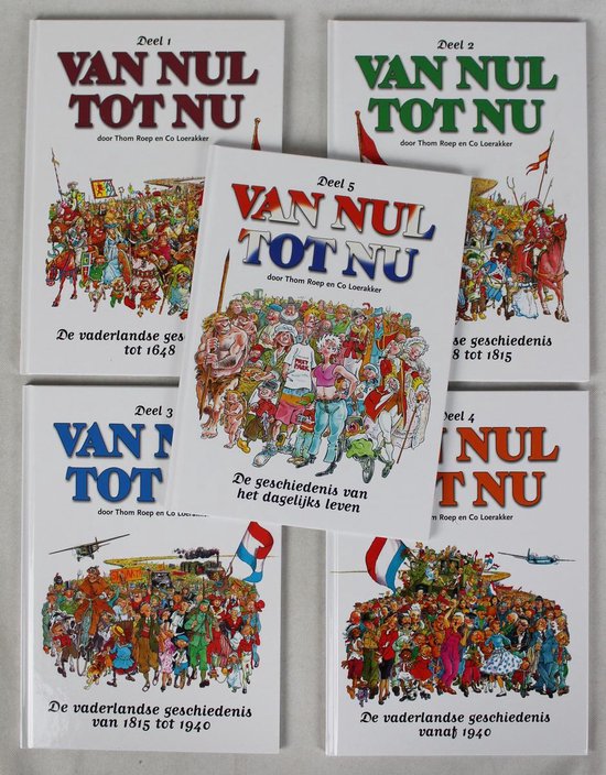 Boek-Van nul tot nu pakket 1-5 ( alle 5 delen )-tweedehands