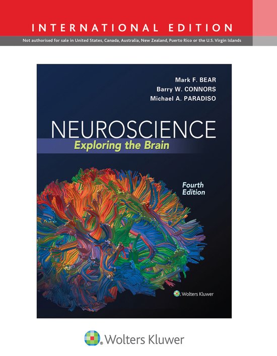 Neuroscience Exploring the Brain, Bear, Connors en Paradiso, international edition, fourth edition, tweedehands