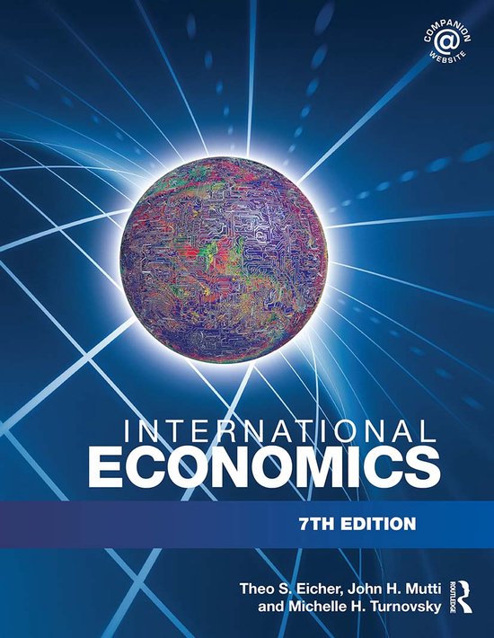 International Economics, 7th edition, Theo S. Eicher, John H. Mutti en Michelle H. Turnovsky, Routledge, tweedehands