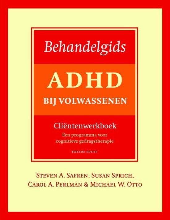 Boek-Behandelgids ADHD bij volwassenen, cliëntenwerkboek - tweede editie-tweedehands