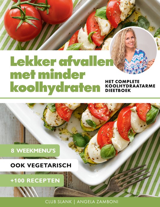 Boek-Lekker afvallen met minder koolhydraten-tweedehands