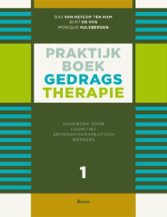 Boek-Praktijkboek gedragstherapie 1-tweedehands