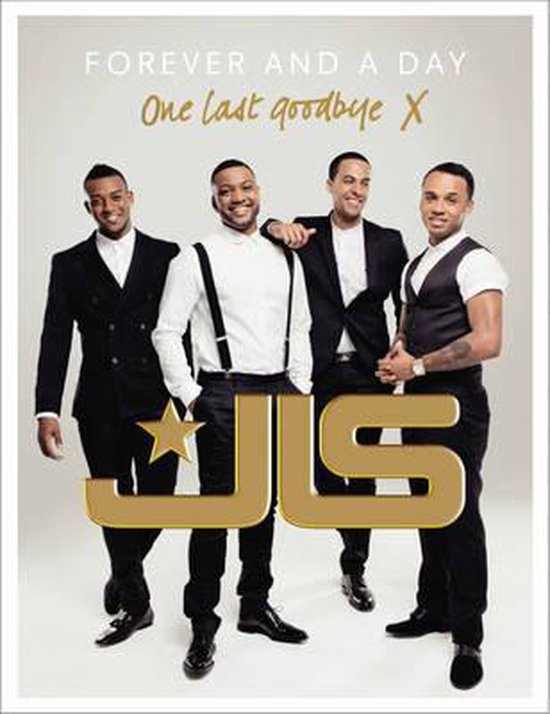 JLS Forever and a day, One last goodbye, fotoboek, omslag met de vier bandleden in pak, tweedehands