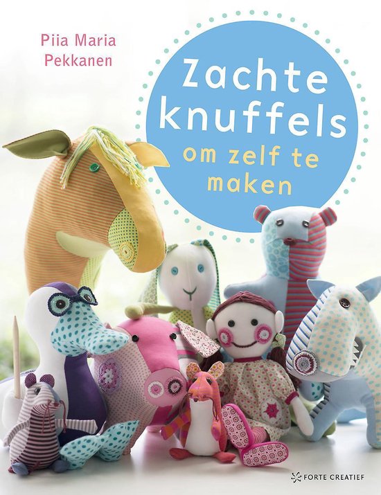 Boek-Zachte knuffels om zelf te maken-tweedehands