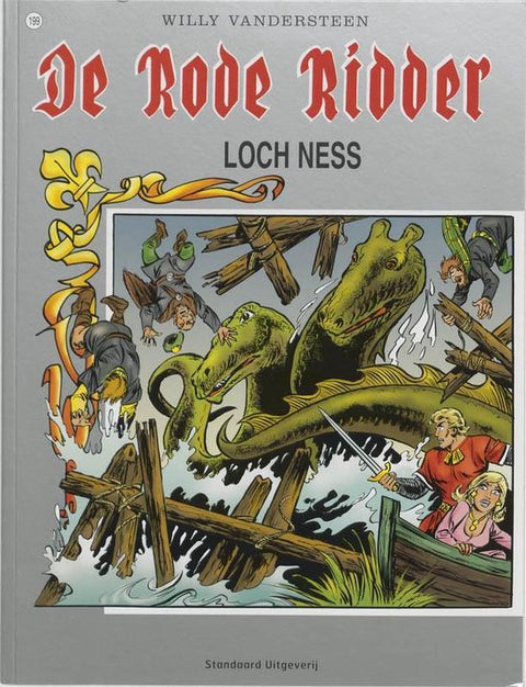De Rode Ridder 199, Loch Ness, Willy Vandersteen, grijze omslag met een zeemonster, tweedehands