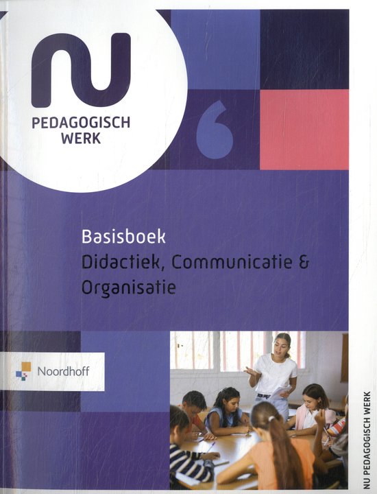 Basisboek didactiek, communicatie en organisatie, Judy Tienhoven, boekomslag voorkant, tweedehands