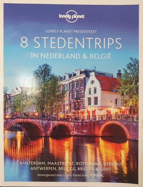 Boek-Lonely Planet 8 Stedentrips in Nederland en België-tweedehands