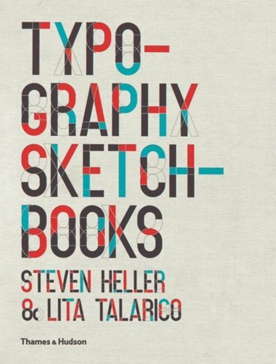 Typography Sketchbooks, Steven Heller en Lita Talarico, Thames & Hudson, omslag met getekende letters, tweedehands