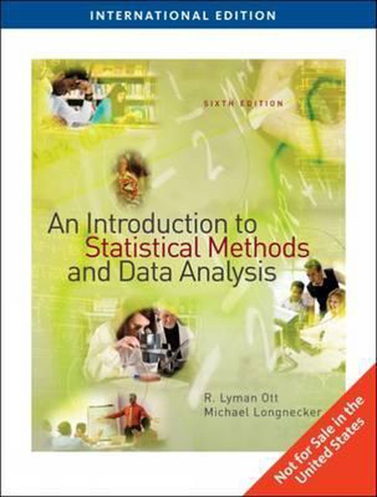 An Introduction to Statistical Methods and Data Analysis, R. Lyman Ott, boekomslag voorkant, tweedehands