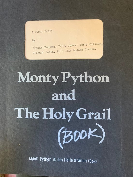 Monty Python and the Holy Grail, Monty Python, boekomslag voorkant, tweedehands