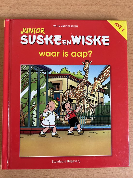 Boek-Klein Suske En Wiske Aap Is Weg-tweedehands