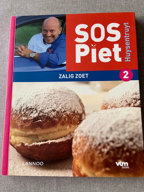 SOS Piet Zalig Zoet 2, Piet Huysentruyt, boekomslag voorkant, tweedehands