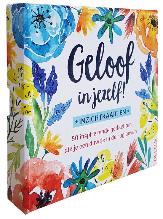 Geloof in jezelf, inzichtkaarten, doos voorkant, tweedehands