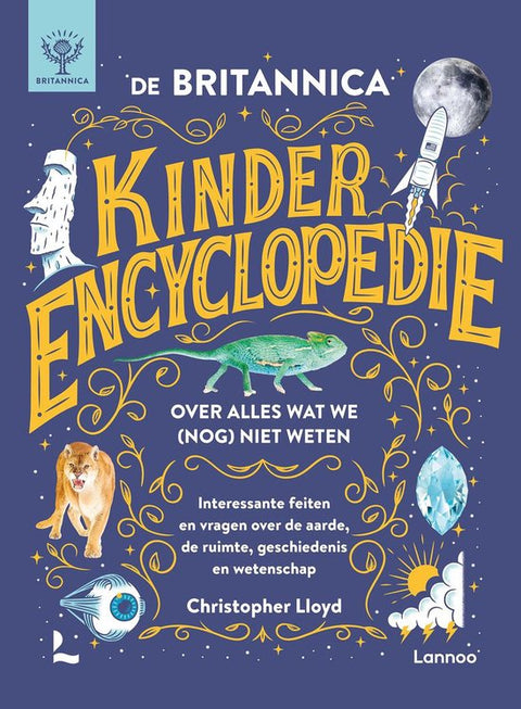 De Britannica Kinderencyclopedie over alles wat we nog niet weten, Christopher Lloyd, Lannoo paarse omslag, tweedehands
