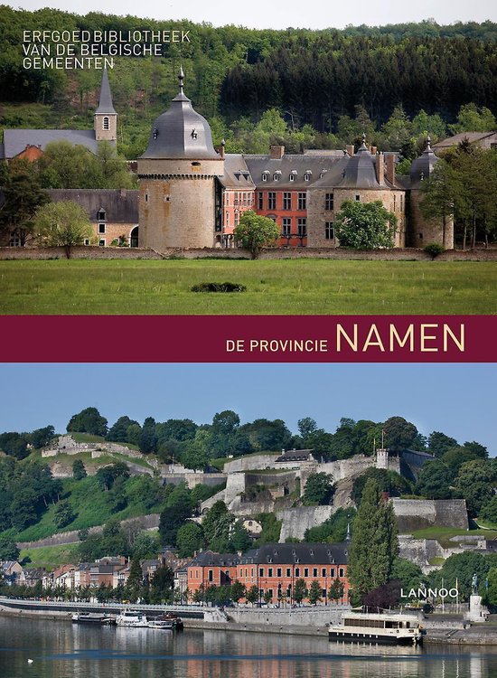 De provincie Namen, Erfgoedbibliotheek van de Belgische gemeenten, omslag met een kasteel en de citadel, tweedehands