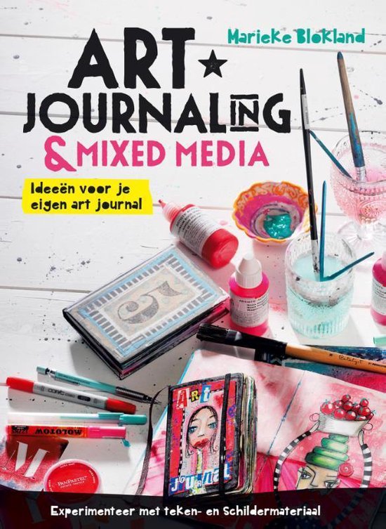 Boek-Art journaling en mixed media-tweedehands