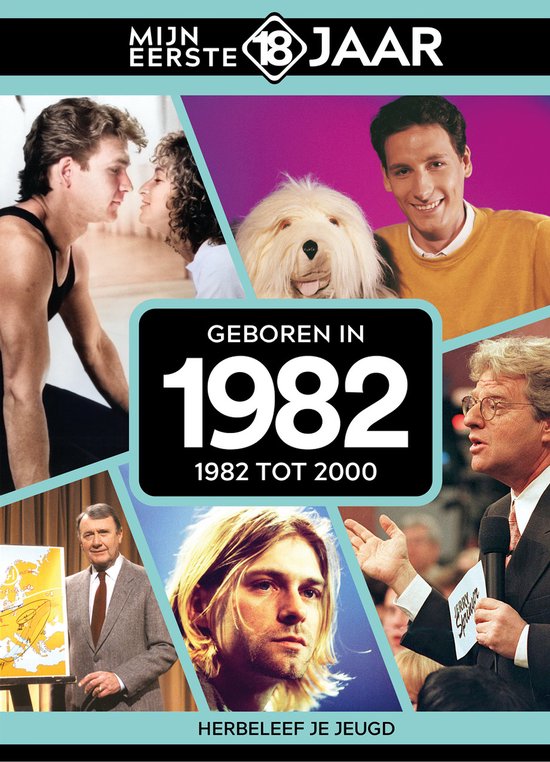 Boek-Mijn eerste 18 jaar - Geboren in 1982 - Belgische editie-tweedehands