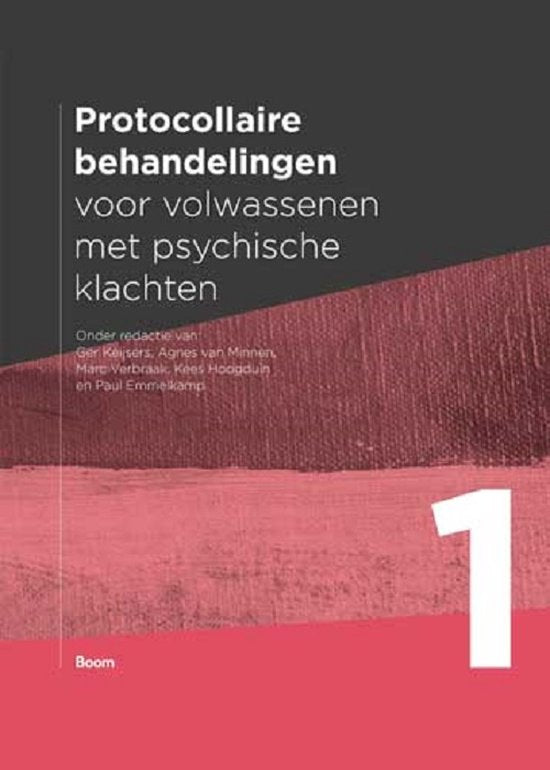 Boek-Protocollaire behandelingen voor volwassenen met psychische klachten 1-tweedehands