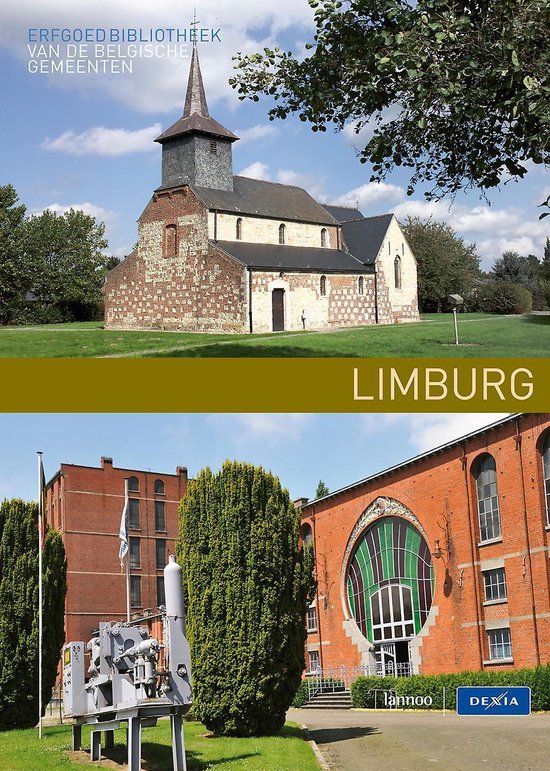 Limburg, Erfgoedbibliotheek van de Belgische gemeenten, omslag met een bakstenen kerk, tweedehands