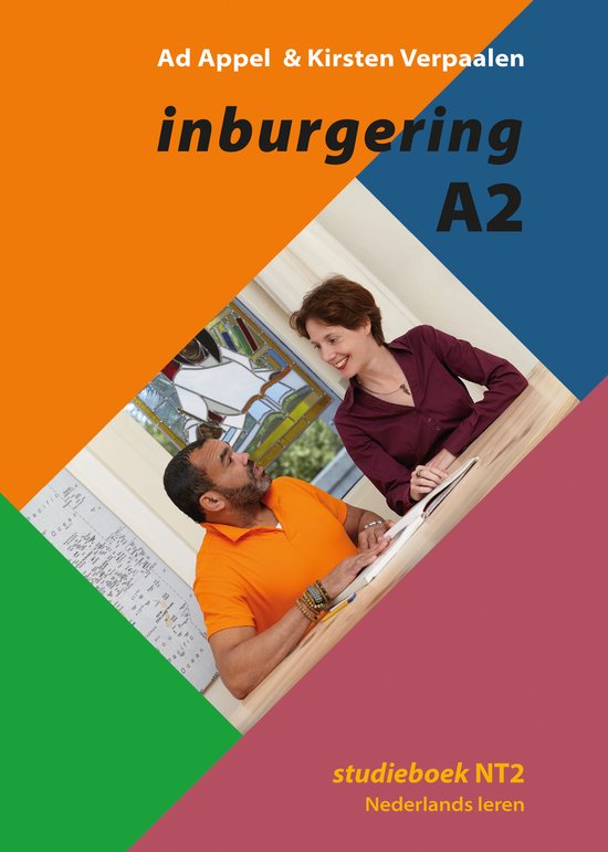 Inburgering A2, studieboek NT2, Ad Appel, boekomslag voorkant, tweedehands