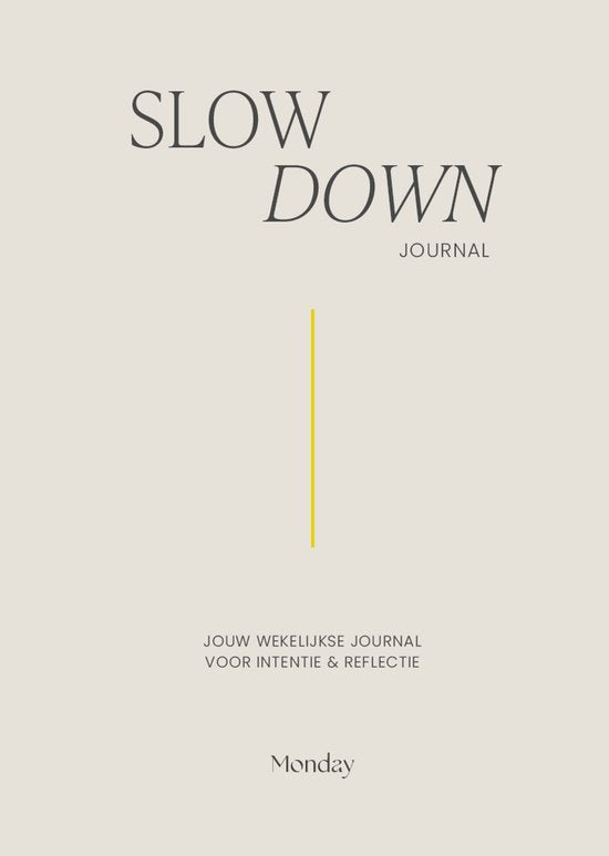 Boek-Slow Down Journal-tweedehands