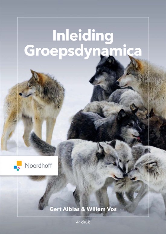 Inleiding groepsdynamica, Gert Alblas en Willem Vos, boekomslag voorkant, tweedehands