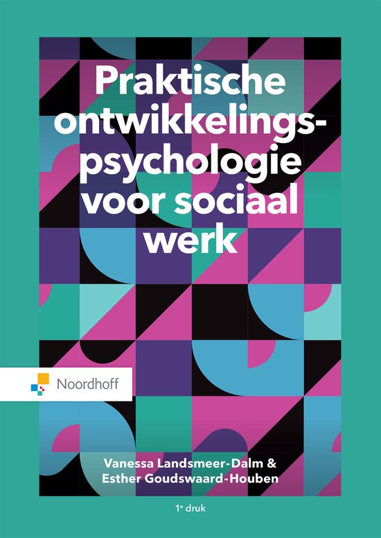 Praktische ontwikkelingspsychologie voor sociaal werk, Landsmeer-Dalm en Goudswaard-Houben, Noordhoff omslag, tweedehands