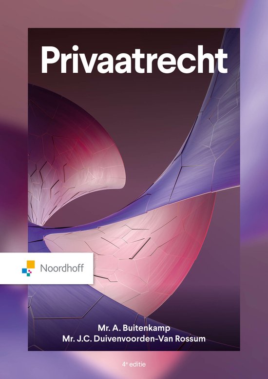 Privaatrecht, A. Buitenkamp, boekomslag voorkant, tweedehands