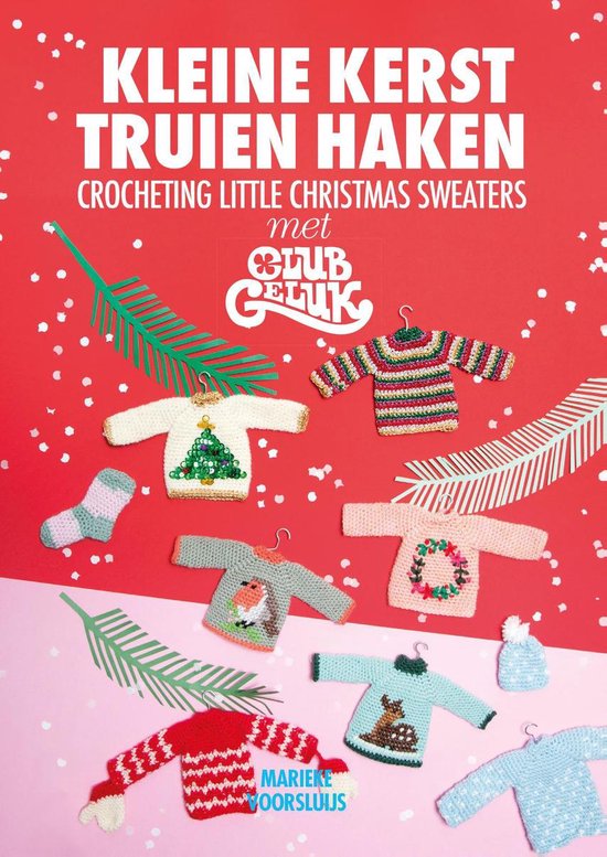 Kleine kersttruien haken, Marieke Voorsluijs, boekomslag voorkant, tweedehands