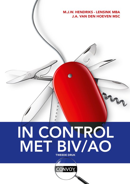 In control met BIV/AO, J.A. van den Hoeven, boekomslag voorkant, tweedehands