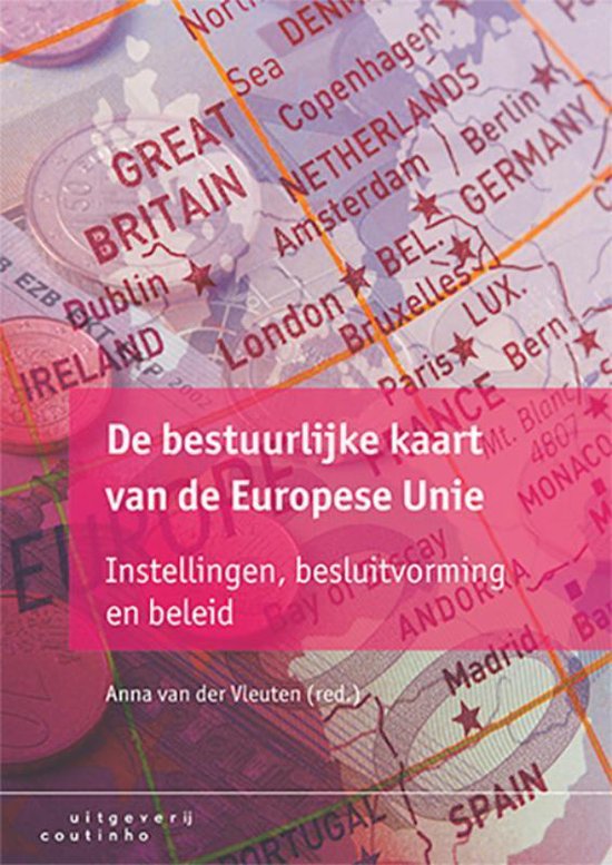 De bestuurlijke kaart van de Europese Unie, Anna van der Vleuten, boekomslag voorkant, tweedehands